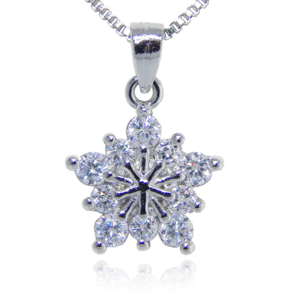 残り1点★新品★送料無料 豪華 シルバー925 ジルコニア 10連CZダイヤモンドネックレス レディースアクセサリー プラチナ仕上 限定 刻印有拍卖