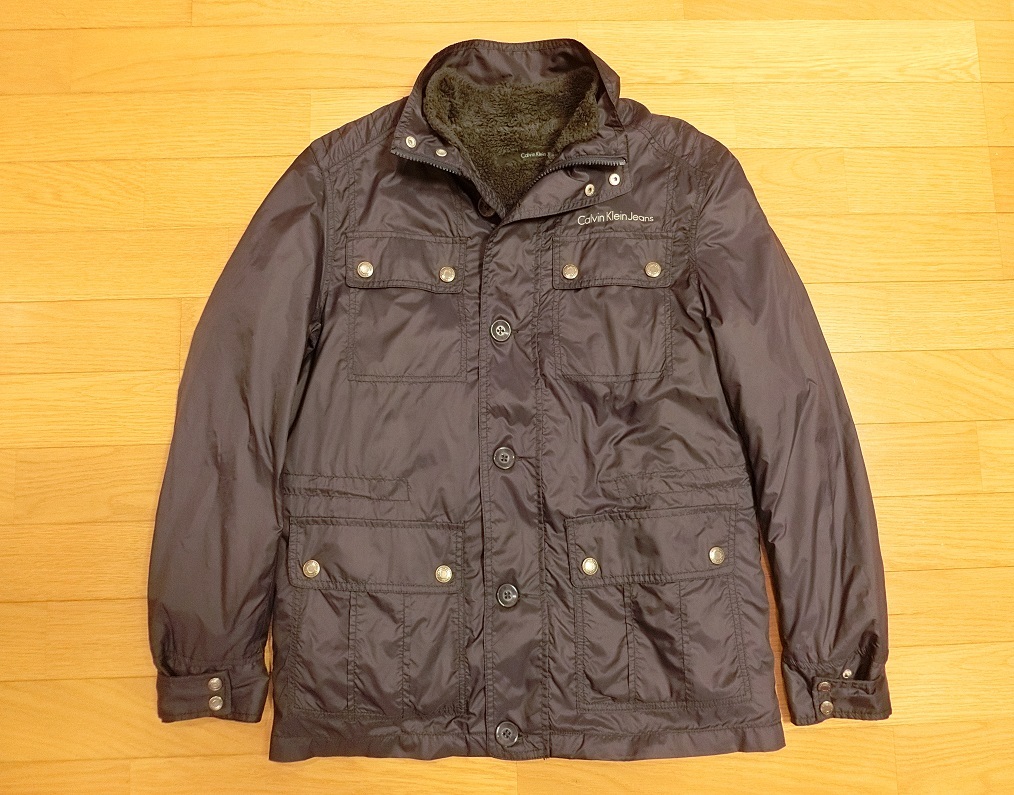 メンズ Calvin Klein Jeans カルバンクライン ジャンパー Mサイズ 裏地フリース取り外し可能 MEN'S 男性用 ジャンバー ジャケット拍卖