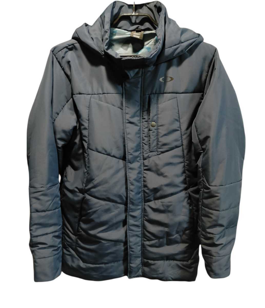 【極美品】OAKLEY中綿入ハーフジャケット ネイビー系 サイズL拍卖