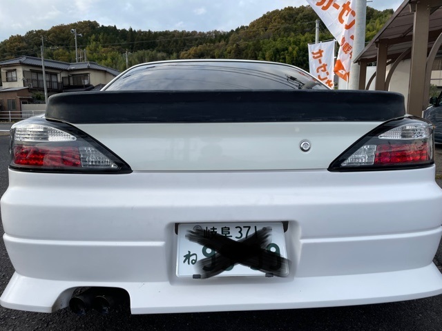 ★スーパーメイド☆SUPERMADE☆ S15シルビア用純正オプション形状 リアウイング リアスポイラー トランクスポイラー☆★拍卖