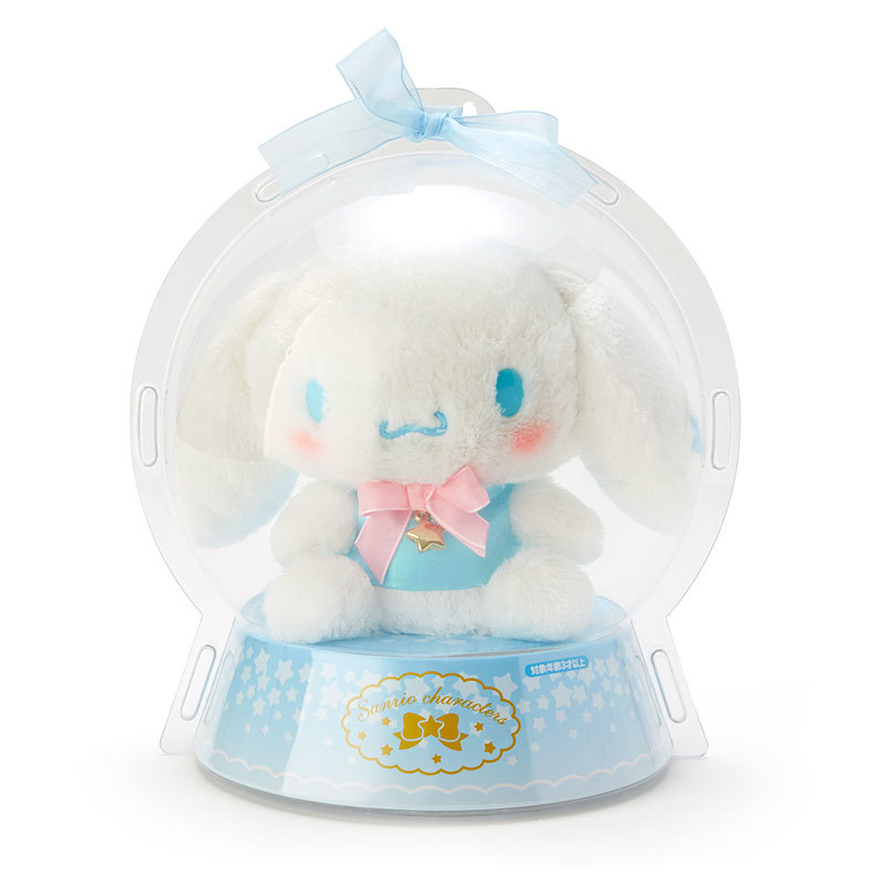 ☆【サンリオ】シナモロール シナモン スノーグローブ風 ぬいぐるみ R403-0451k(0803)拍卖