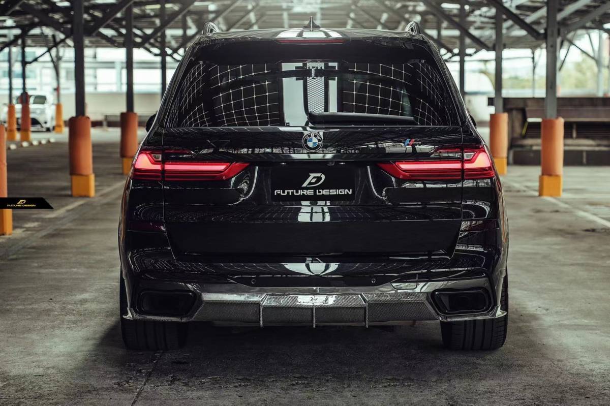 【FUTURE DESIGN 正規品】BMW Xシリーズ X7 G07 Mスポーツ リア ディフューザー 本物DryCarbon ドライカーボン エアロ カスタム拍卖