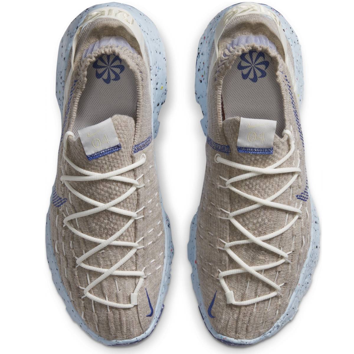 ■ナイキ スペース ヒッピー 04 サステナブル グレー/ブルー 新品 27.0cm US9 NIKE SPACE HIPPIE 04 厚底 CZ6398-101拍卖