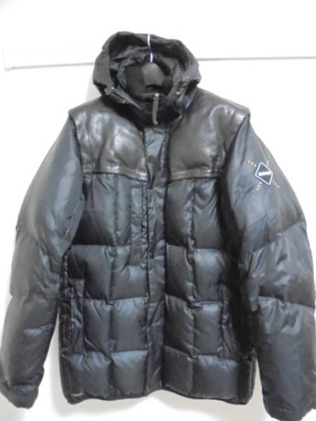 即決 FCRB SOPH×NIKE レザーヨーク ダウンジャケット S 黒拍卖