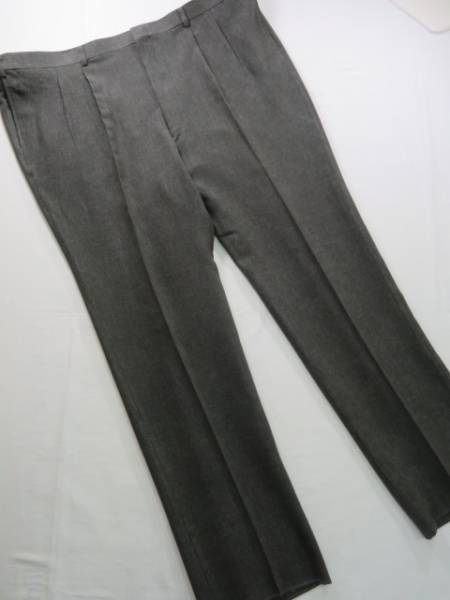 ★☆ 130 ツータック パンツ 新品 秋冬 薄カーキ 日本製 ☆★拍卖