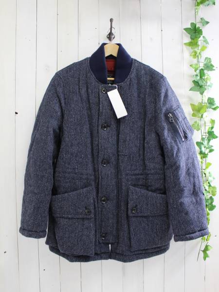 新品*クールストラティン*ツイード中綿ジャケットL /定価8.5万*拍卖