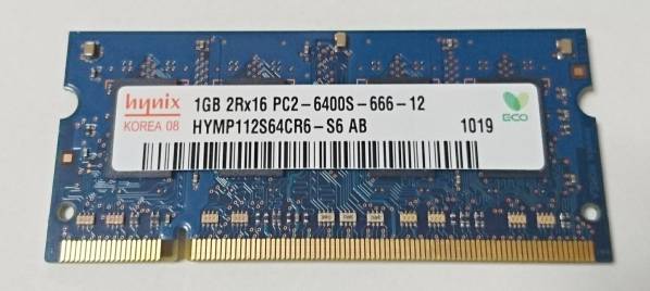 hynix HYMP112S64CR6-S6 AB 1GB (PC2 6400 DDR2 800)拍卖
