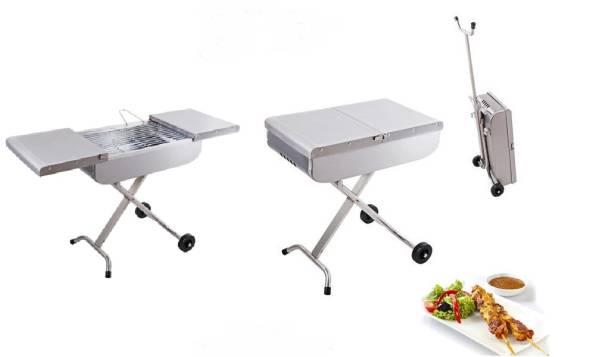 ★フォールディング★スーツケース型★キャリー式BBQグリル★キャンプ★アウトドア★BBQコンロ★バーベキュー★2拍卖