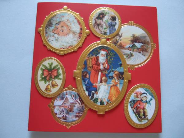 海外★クリスマスカード★ハンドメイドS★8枚★PAPYRUS パピルス拍卖