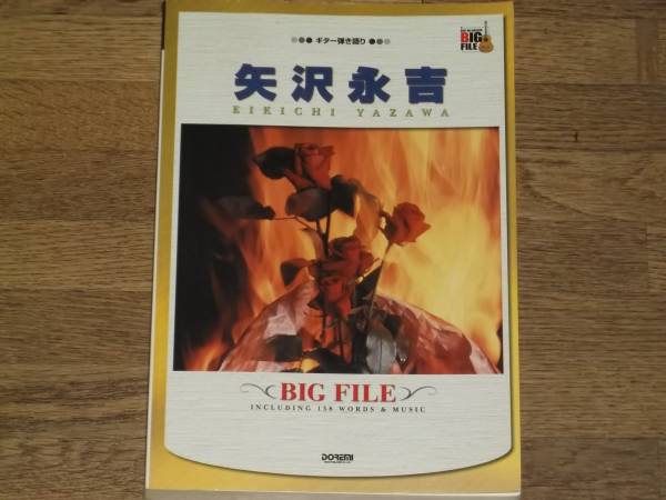ギター弾き語り 矢沢永吉 BIG FILE ビッグ ファイル★楽譜★ドレミ楽譜出版社★絶版拍卖