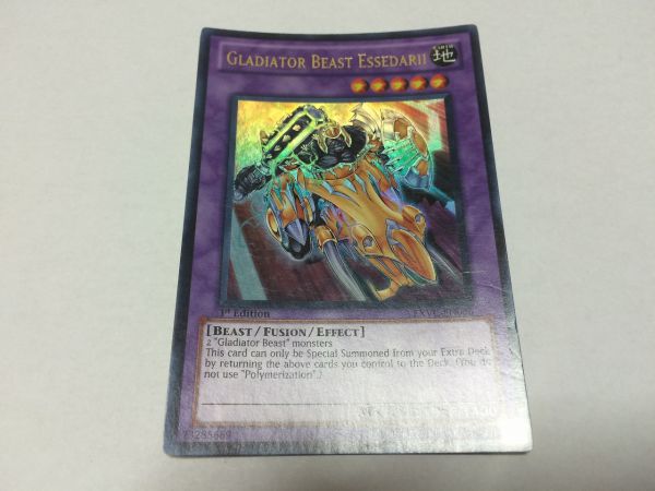 遊戯王 英語版 EXVC 1st 剣闘獣 エセダリ ウルトラ拍卖