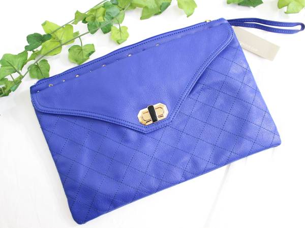 新品*オペークドットクリップ*2wayショルダー付クラッチバッグ拍卖