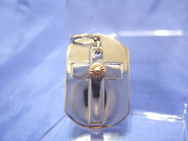 横浜最新 SILVER925抜プレートクロス揺れる十字8.9g 送料220円ξgtξ ξ3s拍卖
