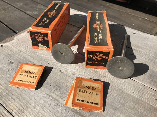 ハーレー バルブ 2本 インテーク フラットヘッド サイドバルブ BT B290拍卖