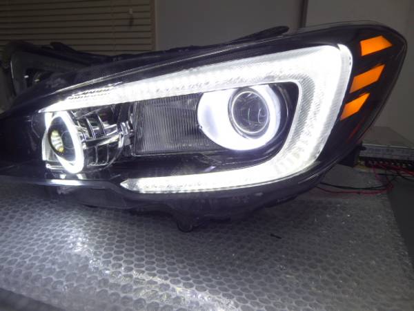 現物ライトお預かり加工 レヴォーグ インプレッサWRX XV ライト シーケンシャルウィンカー加工 アクリル加工拍卖