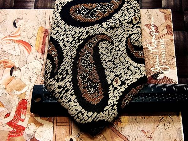 【良品】y6757ジムトンプソン/ネクタイ★拍卖