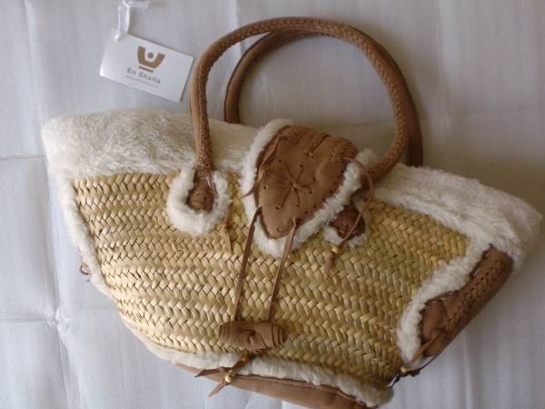 ユナイテッドアローズ en shalla かごバッグ ボア インポート デザイナーズ拍卖