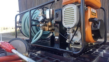 安田工業 農業屋 エンジン動噴 NK-150T セット動噴 フルセット エンジン動力噴霧機拍卖