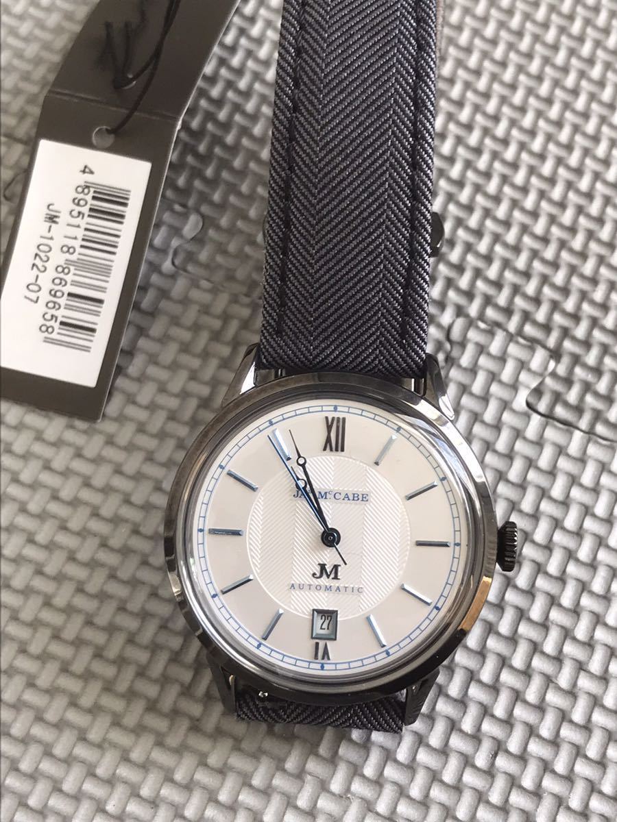 新品 未使用 James McCabe ジェームズ マッケイブ オートマチック 自動巻き腕時計 アナログ JM-1022-07 Belfast London jas.mc.cane拍卖