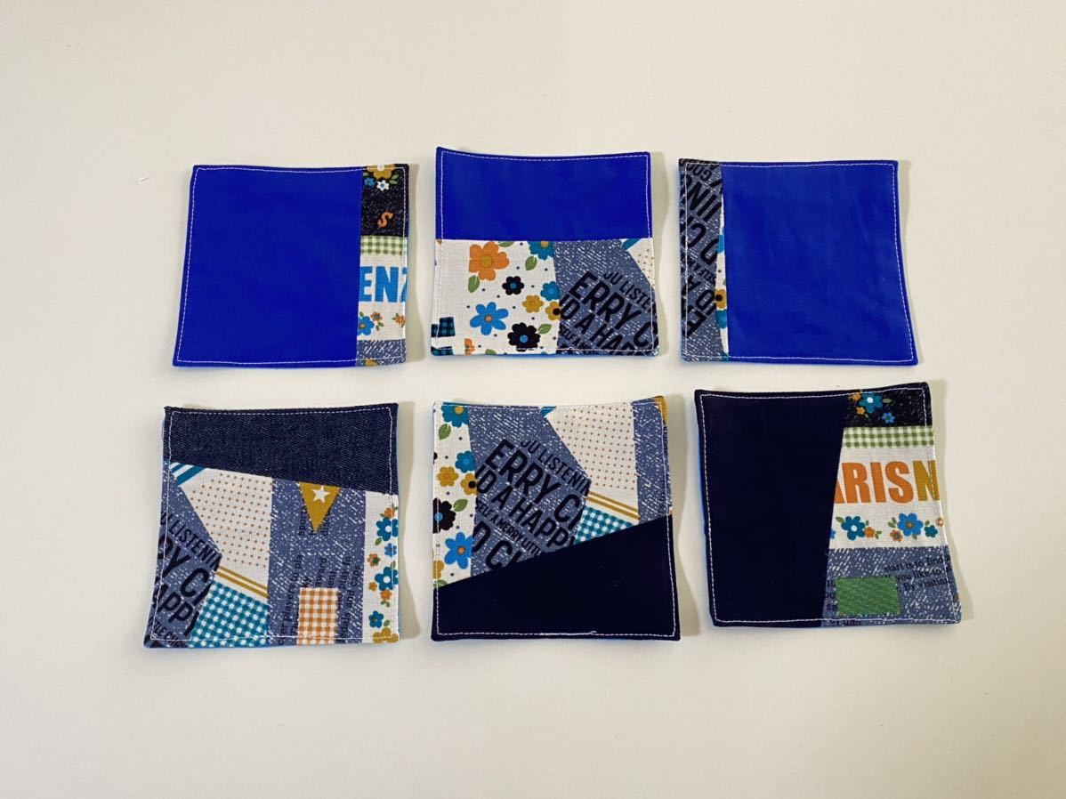 ハンドメイド★コースター 6枚セット ナチュラル(1082)拍卖