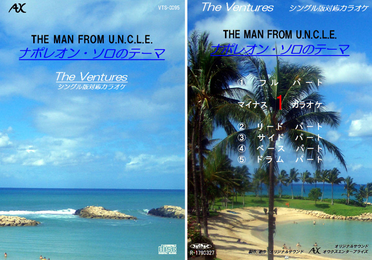 VTS-095 ベンチャーズカラオケ ナポレオン・ソロのテーマ 試聴OK THE VENTURES THE MAN FROM U.N.C.L.E.拍卖