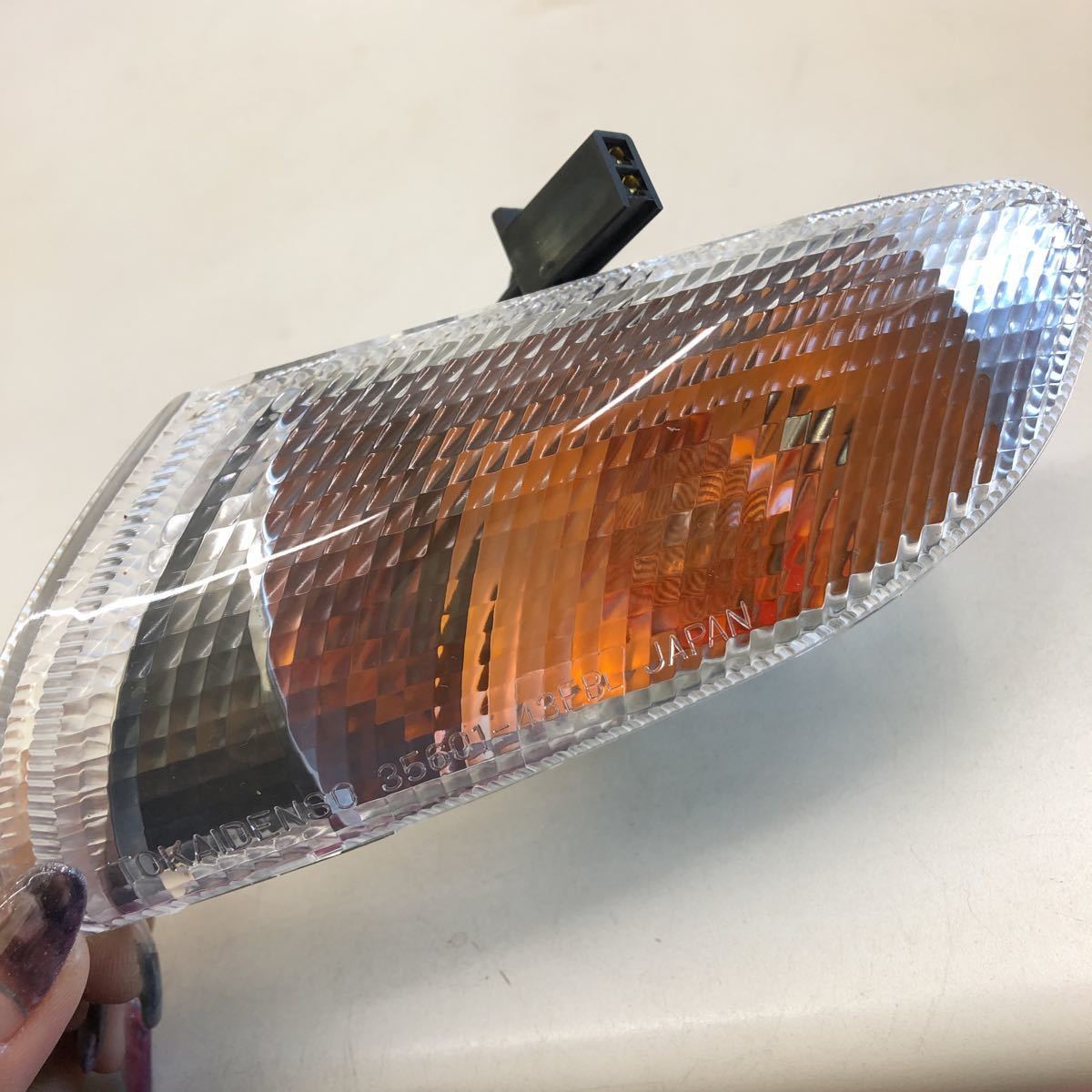 2-4087☆スズキ 純正 フロントターンシグナルランプ 35602-43EB0☆レッツII拍卖