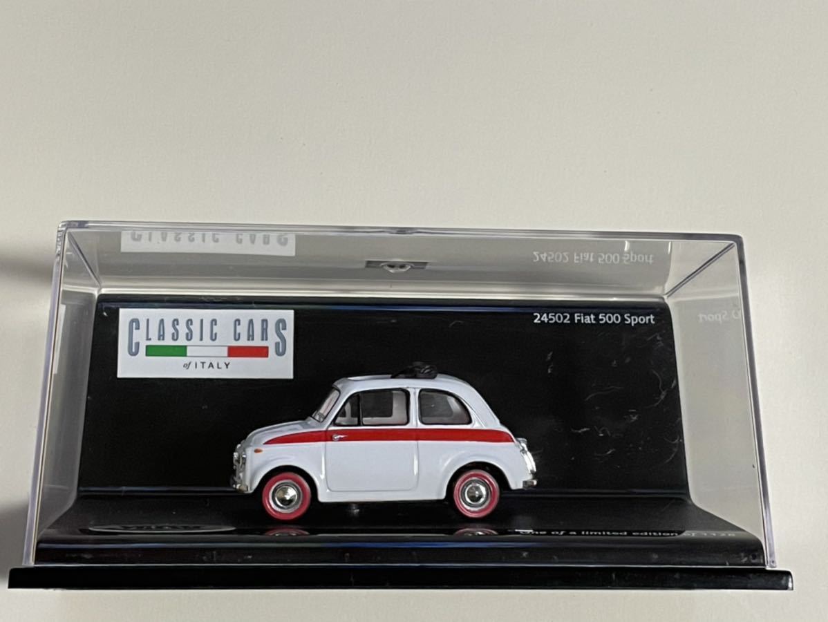 フィアット スポーツ ビテス 1/43 フィアット 500 スポーツ FIAT 500 SPORT イタリア ホワイト ミニカー ルパン 旧車 ヴィンテージ レトロ拍卖