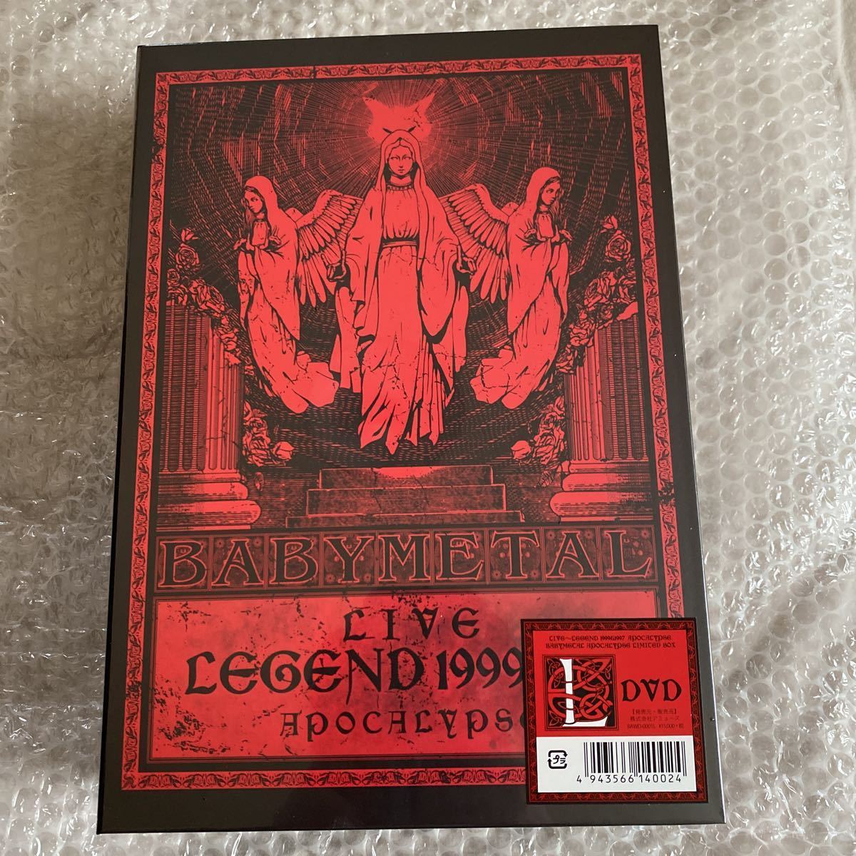 BABYMETAL「LIVE~LEGEND 1999&1997 APOCALYPSE - BABYMETAL APOCALYPSE LIMITED BOX」DVD Tシャツ Lサイズ BOX ベビーメタル さくら学院拍卖