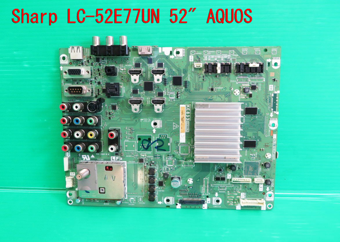 T-657▼JUNK!SHARP シャープ LCD テレビ LC-52E77UN メイン基板 TV Module, main unit  部品拍卖