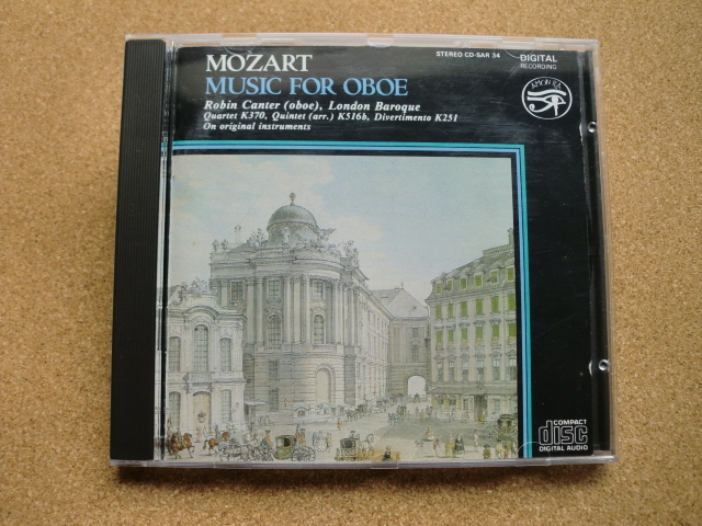 *ロビン・カンター(オーボエ)/モーツァルト オーボエ四重奏曲、弦楽五重奏曲、ディヴェルティメント第11番(CD-SAR34)(輸入盤)拍卖