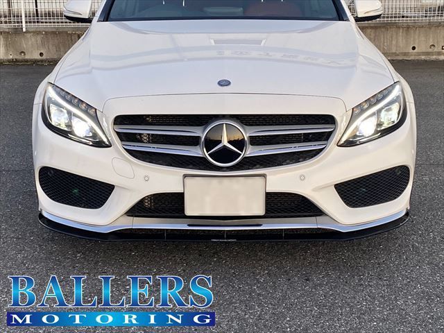 BENZ Cクラス W205 AMGライン フロントリップスポイラー カーボン Next Innovation 8mmモデル ベンツ 日本製 塗装済み エアロ NCALC-8拍卖