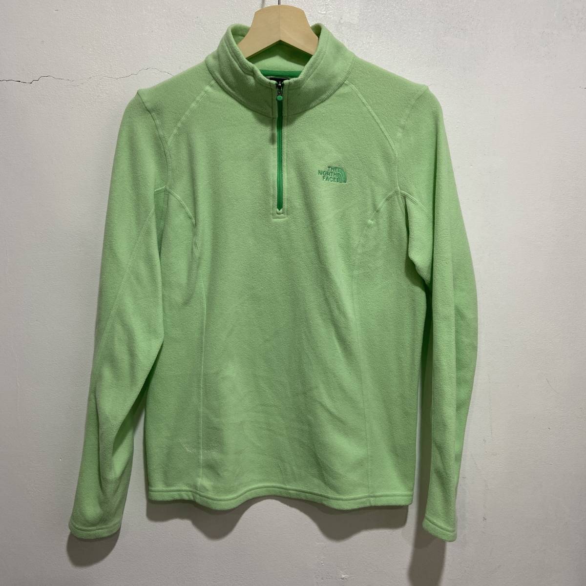 ☆送料無料☆The north face☆ノースフェイスほしハーフジップフリース☆レディースM☆薄手☆K 21拍卖