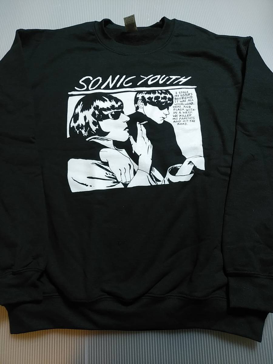 SONIC YOUTH スウェット トレーナー Goo 黒M ソニックユース オフィシャル / Pixies Mudhoney Nirvana Smashing Pumpkins Lydia Lunch L7拍卖