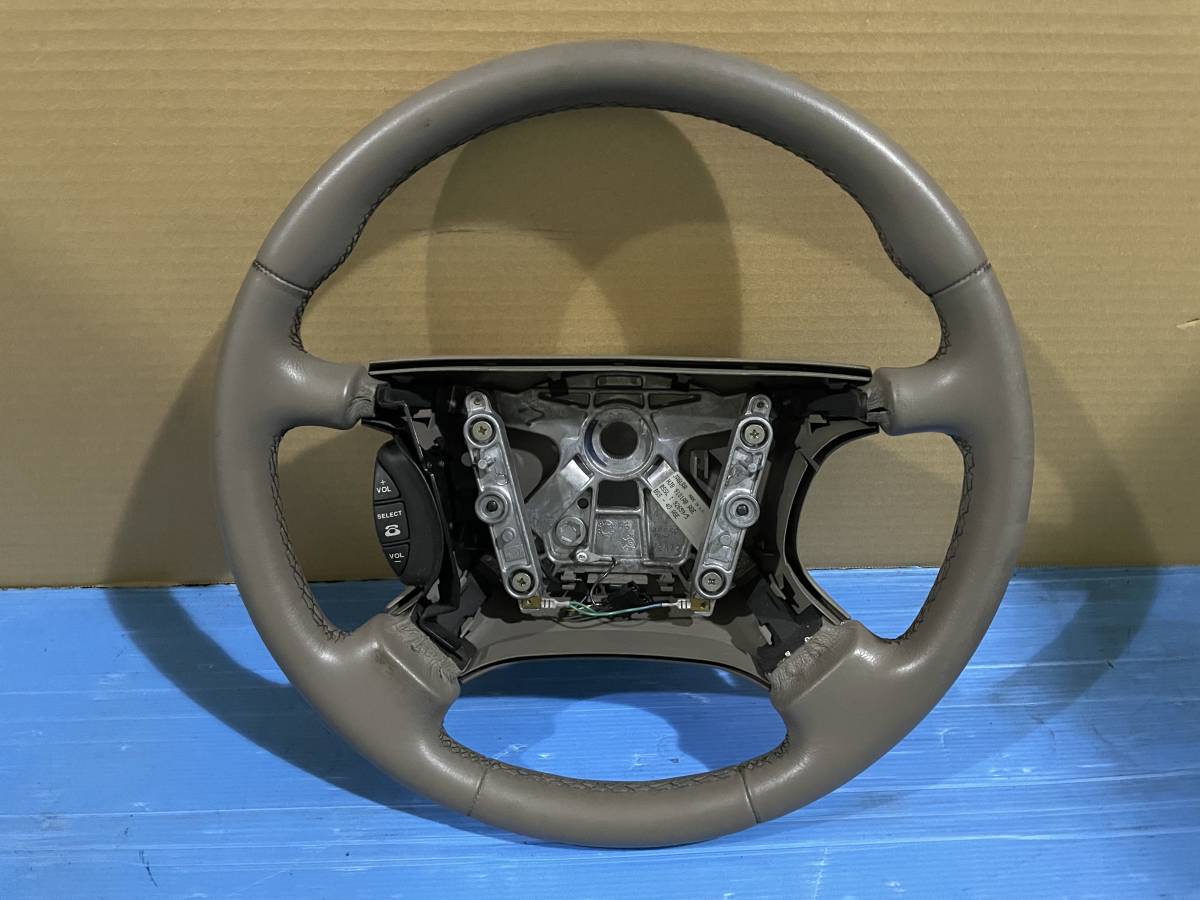・ GF-JLGC JAGER ジャガー XJ X308 V8 3.2L 純正 ステアリング ハンドル J-1461拍卖