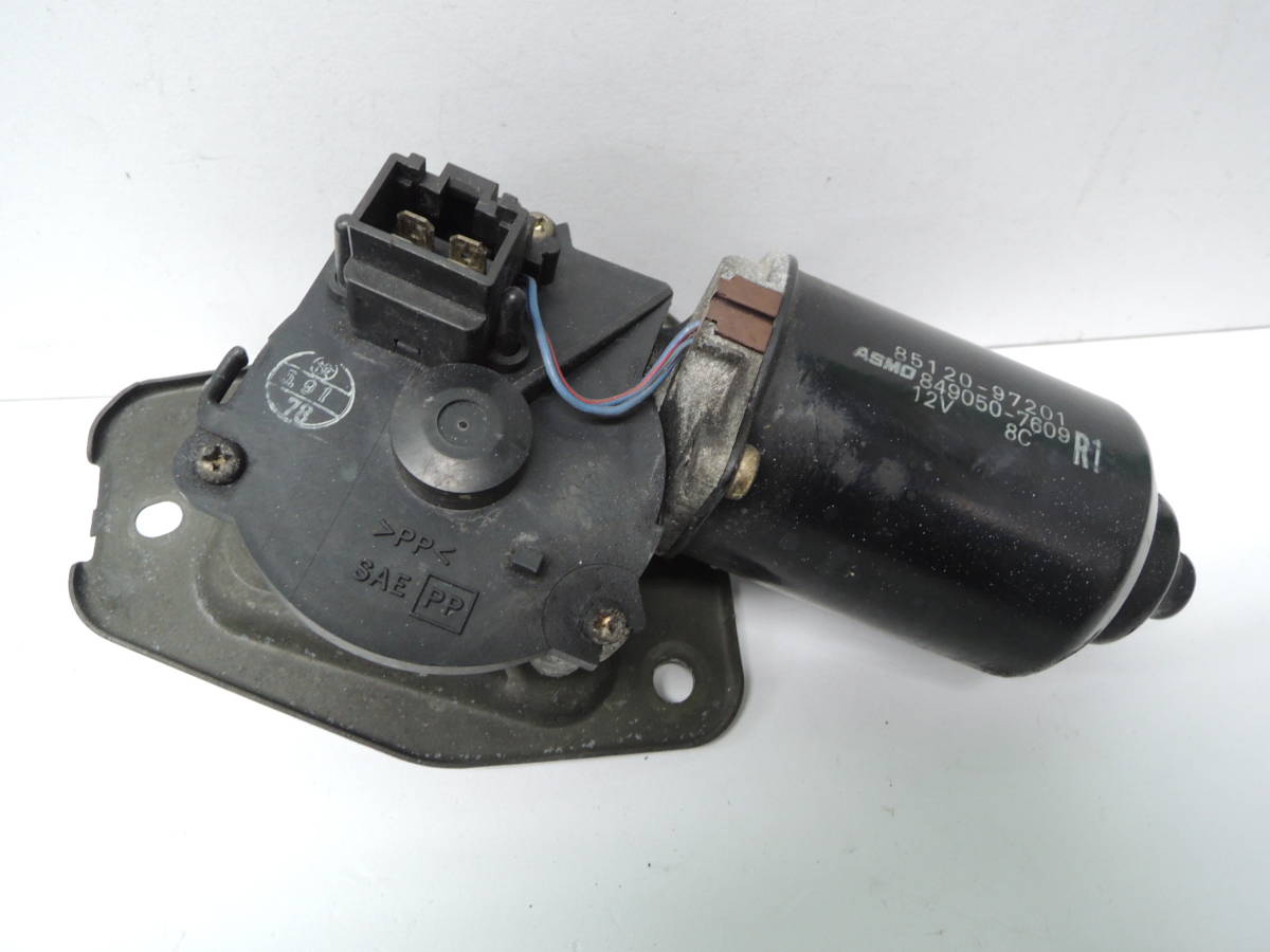 ・ GF-M112S ストーリア X4 純正 フロント ワイパーモーター 849050-7609 85120-97201 D-0521拍卖