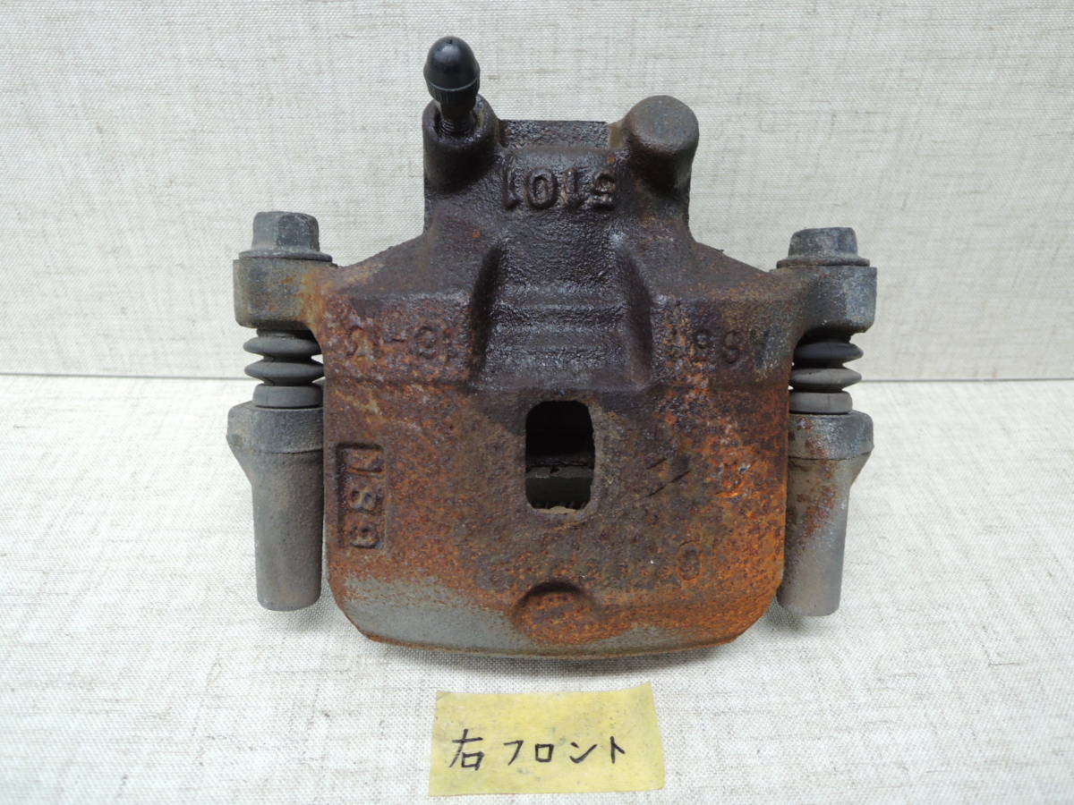 ・ GF-M112S ストーリア X4 純正 【右/R】フロント ブレーキ キャリパー 運転席側 右前 D-0521拍卖