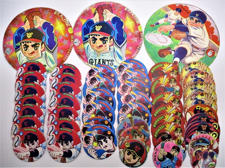 昭和レトロ 巨人の星 めんこ (48枚)拍卖