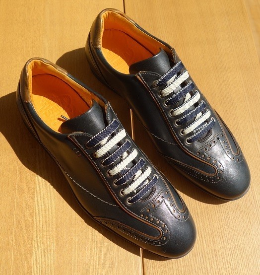 MN-0667-004 大人の為の上質スニーカー 新品 ロブス LOBB’S レザーシューズ拍卖