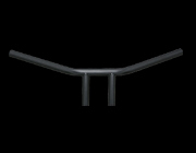 N011705ヘコミ無ドラッグライザーバー4インチ/ブラック拍卖