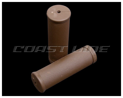 N001497ローレットラバーグリップ/1インチ汎用/こげ茶ブラウン拍卖