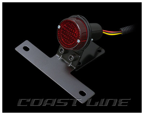 N006153汎用レトロテールライト/スモール/ブラック黒拍卖