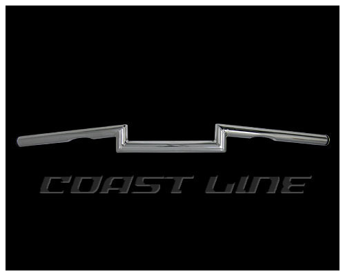 N006853ヘコミ有/2インチ/Zバーハンドル/クローム拍卖