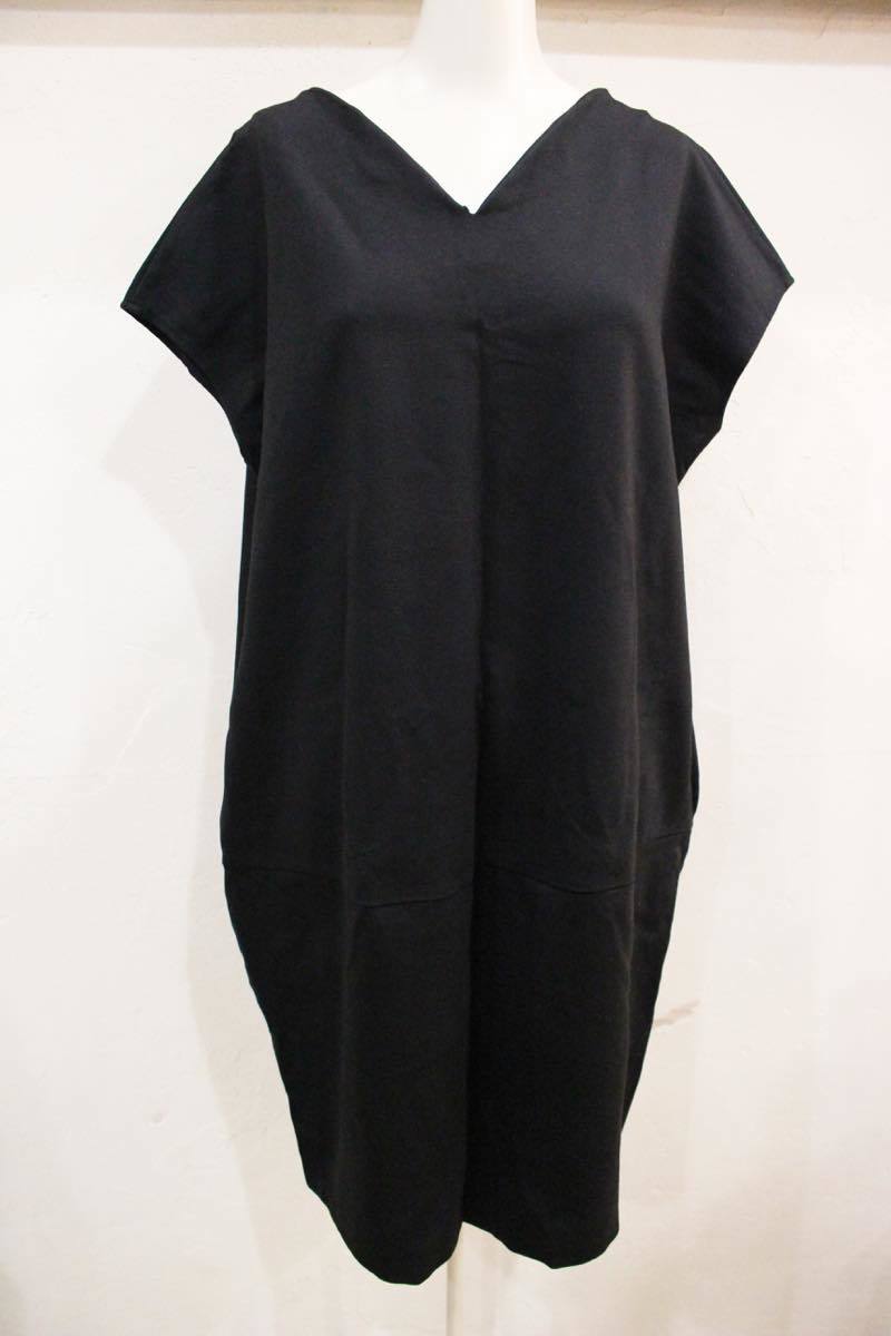 ☆UNTITLED/アンタイトル オーバールーズワンピース size4(LLサイズ相当) レディース ブラック フェミニン ガーリー 古着 used☆拍卖