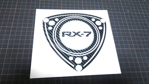 ロータリーエンジン RX-7 カーボンステッカー 108拍卖