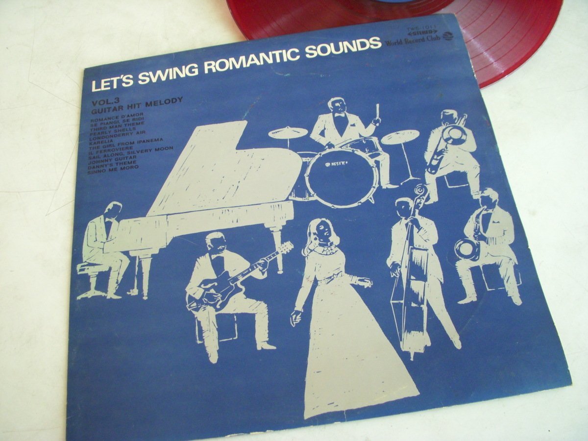 ★とちぎ屋!【LET、SWING ROMANTIC SOUNDS】ギターヒットメロディ LPレコード 全12曲★拍卖