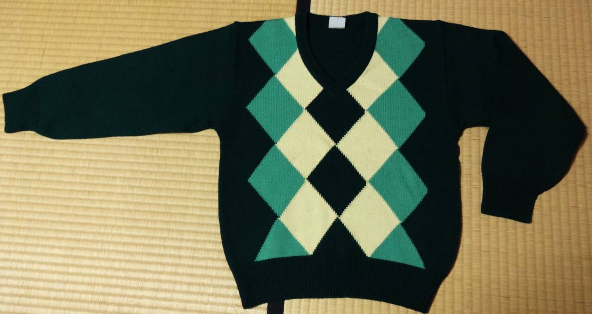 ★レナウン、ALNOLD PALMERアーノルドパーマ、長袖セーター、サイズ140、汚れあり★拍卖