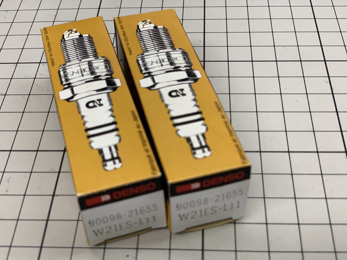 ■送料無料♪倉庫内整理品 スパークプラグ W21ES-L11 2本 DENSO 未使用■90098-21655拍卖