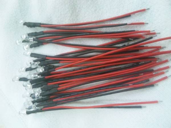 取付け簡単12V配線加工済LEDブルー50本拍卖