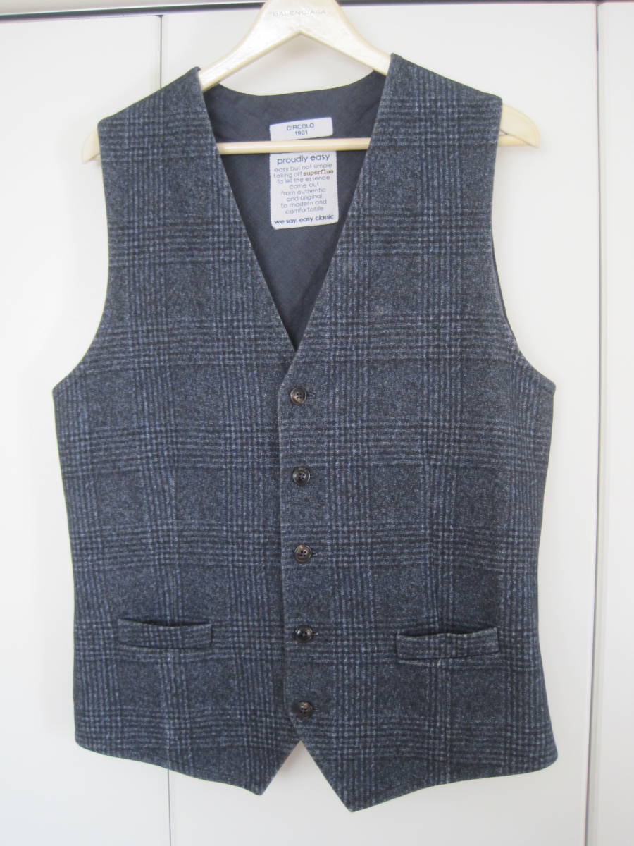 チルコロ1901 CIRCOLO 1901 ベスト ジレ 46 豊田貿易拍卖