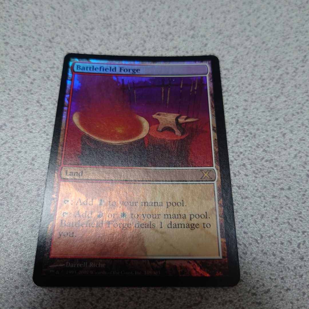 MTG 10版 戦場の鍛冶場 英語foil 一枚 即決拍卖